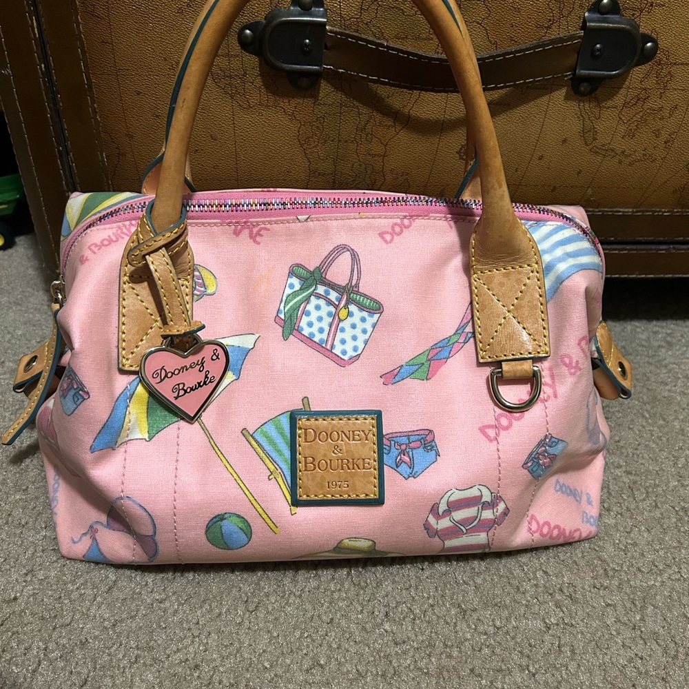 Dooney & Bourke Pink Beach Satchel